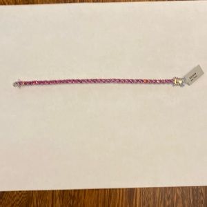 925 silver with ruby bracelet